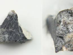 Highland components include cataclastic gabbro and troctolite. Feldspathic Breccia Lunar Meteorite Mineral Information Data And Localities