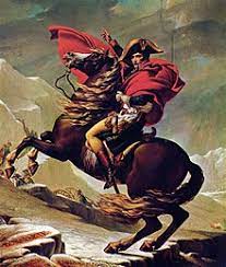 One of napoleon's distinctive black felt bicorne hats, perhaps worn during his army's crushing defeat of russia in 1807, is to appear. Napoleon Crossing The Alps Wikipedia