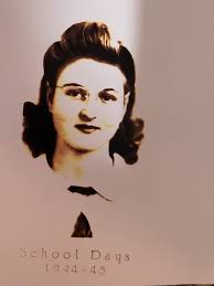 My mother when she graduated from the Bartlet School early 20s