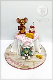 Tom Jerry Cake By Aspasia Stamou Tom And Jerry Cake Cartoon Cake Tom And Jerry