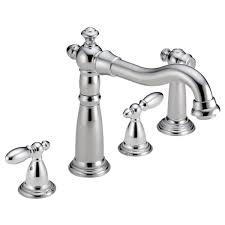 two handle widespread kitchen faucet