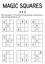 Play this puzzle with friends or students. Magic Squares Puzzles With Solutions Teaching Resources