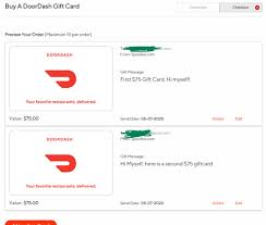 We did not find results for: Free 10 Doordash Gift Card With A 75 Gift Card Purchase