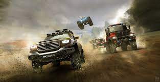 3836x1970 asphalt xtreme 4k background 4k background car games monster trucks