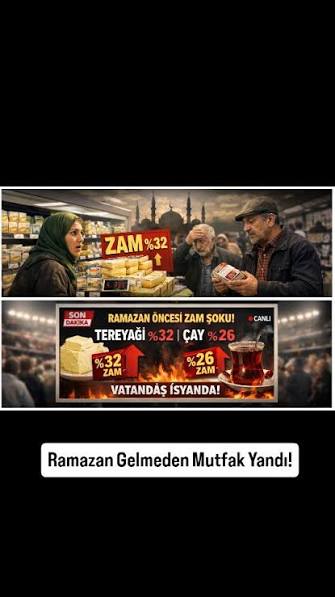 Ramazan Öncesi Zamlar: Hangi Ürün Cebimizi En Çok Zorladı?