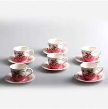 karaca pembe 6 kisilik kahve fincan takimi 50367 1 6s cookplus kahve fi ncan kahve fi ncani