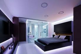 42 Graceful Black Bedroom Design Ideas For Amazing Home With Images Purple Master Bedroom Purple Bedrooms Black Bedroom Design