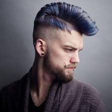 High And Voluminous Dyed Undercut Design Undercut Hairstyles Long Hair Styles Men Mens Modern Hairstyles