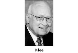 THOMAS KLEE Obituary (1933