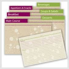 Free Printable 4x6 Recipe Card Dividers Printable Recipe Cards Recipe Cards Food Printables