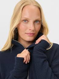 Buy Sweaty Betty Blue Restful Boucle Zip Through Sweatshirt from the Next  UK online shop