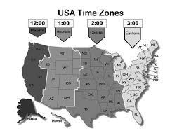 The usa time zone map is divided into nine standard time zones. Free U S Time Zone Maps With Cities And States