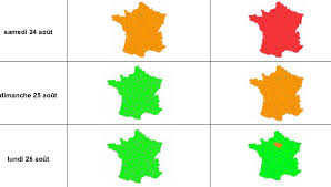 C'est rouge dans une portion du sud est, dans le sens des retours : Retours De Vacances Les Conseils De Bison Fute Pour Ce Week End Macommune Info