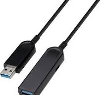 USB 3.0 AOC hybrid cable, USB-A connector to port, 20 m