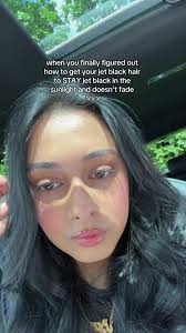 When You Dye Your Hair Jet Black But Its Red in The Sun