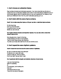 How To Write Rap Lyrics 10 Steps With Pictures Wikihow