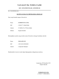 Sk bendahara dak sdn 33 lampe. Yayasan Tk