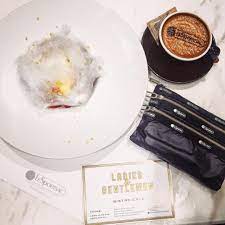 We Ve Taken Over The Ladies Gentlemen Bistro Cafe At Isetan Shinjuku Stop By And Treat Yourself To A Very Berry Surprise Cappuccino Available Now Through