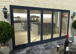 Buy bi fold doors and get the best deals at the lowest prices on ebay! Grey Aluminium Folding Patio Doors Climadoor External Bifold Doors