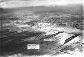 Old Photo Showing Future Site Of Lax Los Angeles Airport Los Angeles Vintage Airline Ads