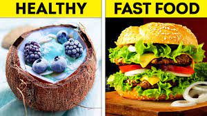 5 minute crafts healthy food recipes. Fast Food Vs Healthy Food Delicious Food Recipes For Any Situation Youtube