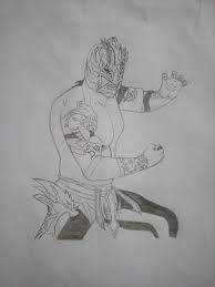 The best free superstar drawing images. Drawing Kalisto Drawings Wwe Art