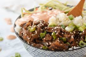 Instant Pot Korean Bbq Beef Bowl With Yum Yum Sauce Recipe Beef Bowls Korean Bbq Beef Beef