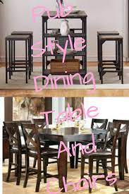 Pub Style Dining Table And Chairs Dining Room Table Set Dining Room Table Dining Table Chairs