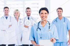 Confident Happy Group Of Doctors At Medical Office Stock Photo 33888580 With Images Medical Training Medical Professionals Medical