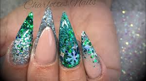 View current promotions and reviews of acrylic nails and get free shipping at $35. Acrylic Nails Turquoise Silver Glitter Set Youtube