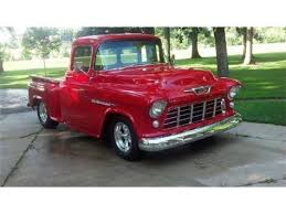 Image result for Red 1955 Truck