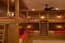 But if you're out in the country the last thing you want is a modern style bunk bed. Lakefront Custom Design Build Table Rock Lake Rustic Bedroom Kansas City By Prince Custom Homes Inc Houzz