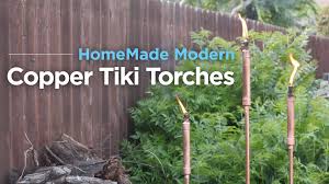 These tiki torch stands are quick and easy to make with very few pieces and absolutely no heavy bag of concrete to mix. 15 Diy Outdoor Torches