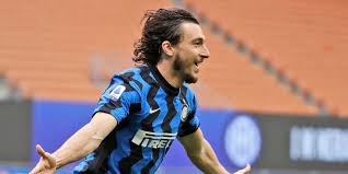 The defender netted on 77 minutes to spark delirium among the inter players. Vgxo 5fzjtaa8m