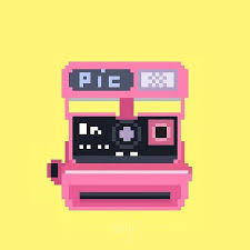 Ssssshiyi 在 Instagram 发布 Polaroid Camera Pixelart Pixel Illustration Cute Funny Pixelartist 32bit 8bit 16bit Colourfu Pixel Art Instagram Pixel