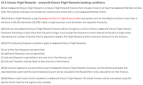 How To Book A Qantas Oneworld Classic Flight Reward