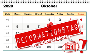 Reformationstag Und Gesetzlicher Feiertag Geschafte Am Samstag Geschlossen Nordnews De