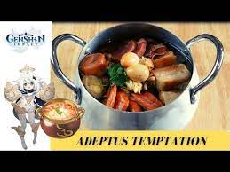Genshin Impact Recipe 16 Adeptus Temptation 5 Star Dish Youtube In 2021 How Sweet Eats Recipes Dishes