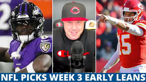 We have at least one play for each and every sunday game. Nfl Picks And Predictions Week 3 Live Free Nfl Best Bets Nfl Week 3 Early Look Picks Youtube