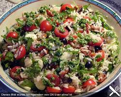 Italienischer Reissalat Reissalat Reissalat Rezepte Salat