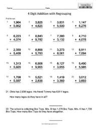 When you fully grasp the key benefits of utilizing a printable load structure. 4 Digit Addition B Teaching Squared