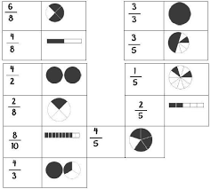 Fichas para descargar e imprimir. Fracciones Juegos Y Matematicas Pagina 2