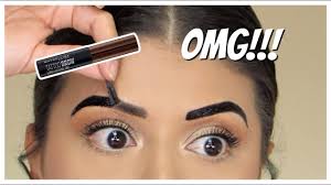 Omg New Maybelline Tattoo Studio Brow Tint Review Youtube