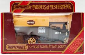 Models of Yesteryear 1922 Foden Steam Lorry Brown Hovis Matchbox 1984 NRFP