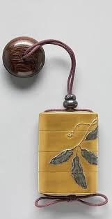 Japanese Case Inrō With Design Of Bean Vine Hanzan Mochizuki 18th C The Met Japanese Inro Japanese Art Asian Art