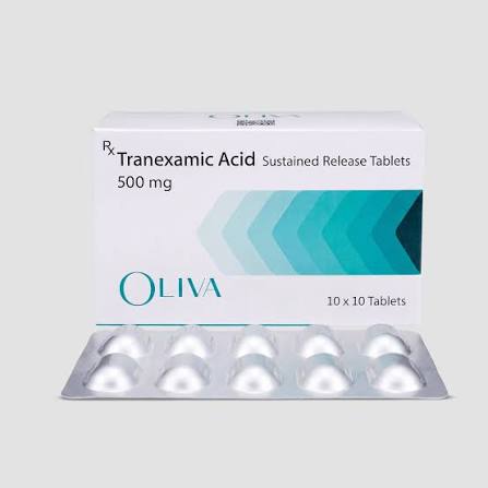 Oliva Tranexamic acid 500 mg Tablets