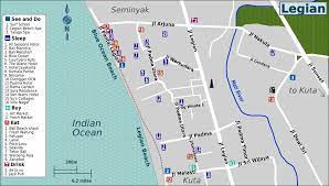 Kuta is a tourist area, administratively an urban village, and the capital of kuta district, badung regency, southern bali, indonesia. Jungle Maps Map Of Kuta Bali Streets