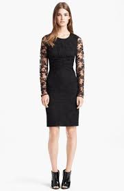 Black Lace Dress Via Nordstrom Black Lace Long Sleeve Dress Long Sleeve Lace Dress Dresses