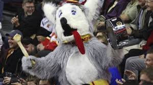 You can watch calgary flames vs. Nhl S First Mascot The Flames Harvey The Hound Still Barking Strong 30 Years Later The Hockey News On Sports Illustrated