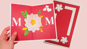 Amazing pop up card box template : Easy Pop Up Flower Card Tutorial Video A Mother S Day Pop Up Card Diy Analytical Mommy Llc